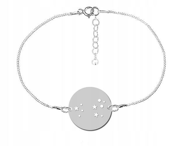 

Bransoletka Celebrytka Konstelacja Lew Zodiak 925