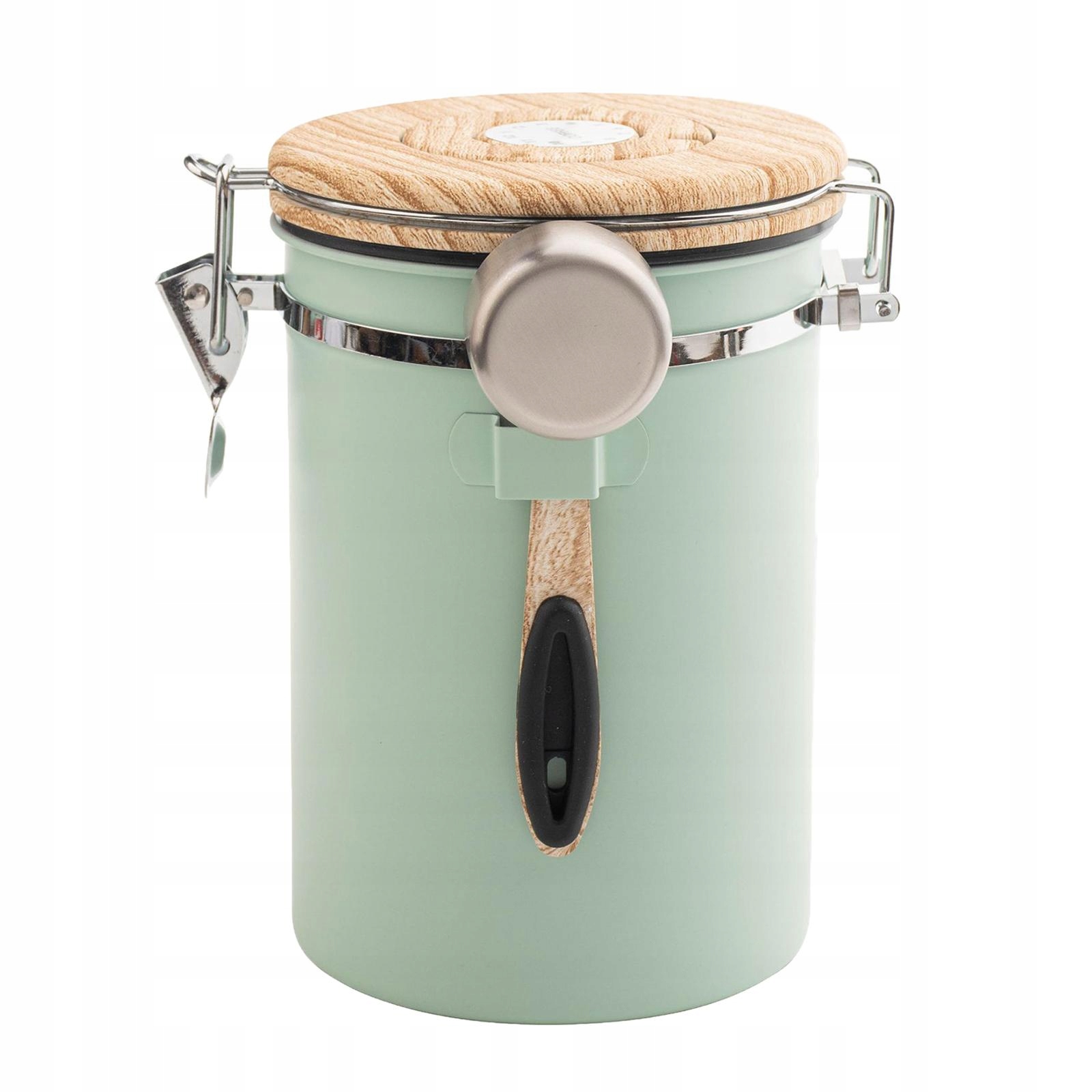 z pojemnikiem na łyżkę z datą i miarką na beż Marka bez marki