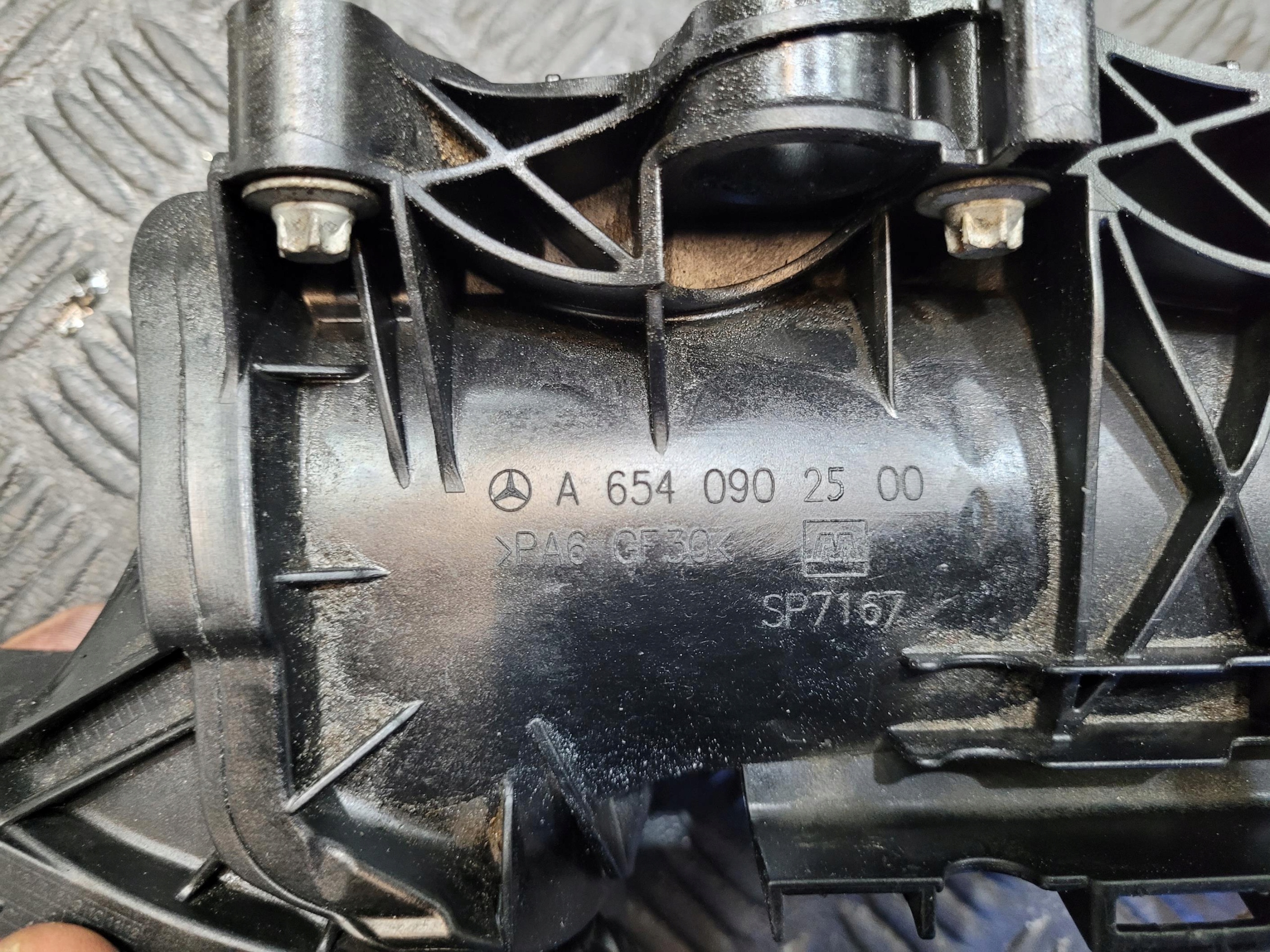 intake manifold MERCEDES E W213 E 220 D 2.0 CDI A6545060000 A6540902500