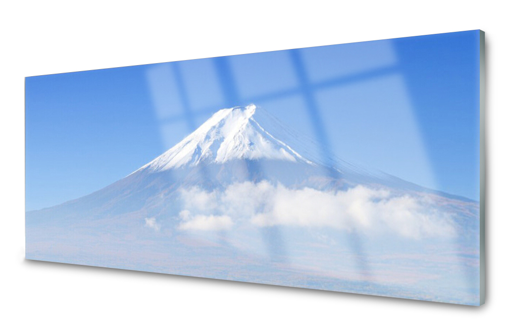 

Panel szklany do kuchni Góry Chmura Niebo 125x50