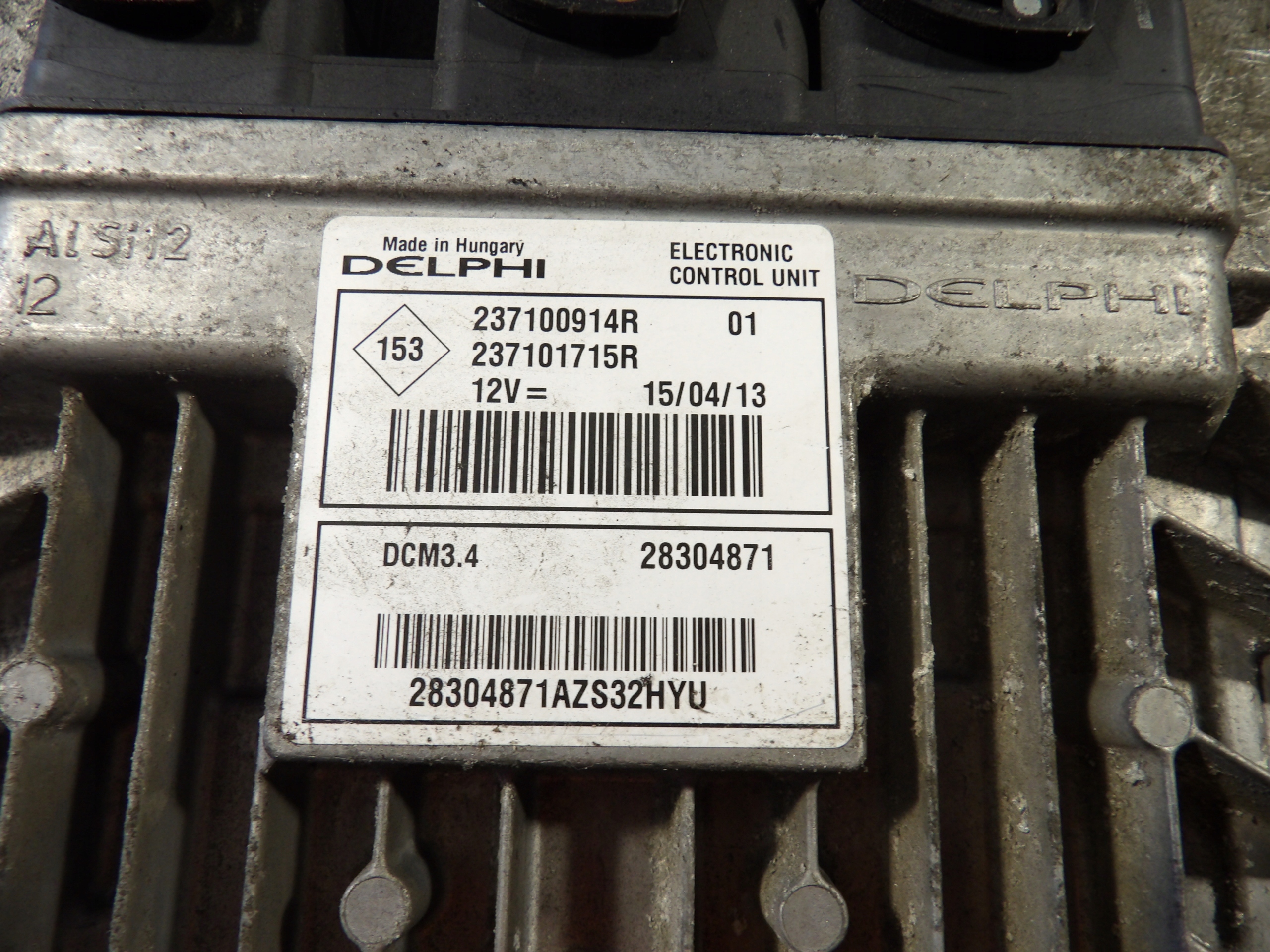 Renault Megane III computer, control unit 237100914R 237101715R 28304871