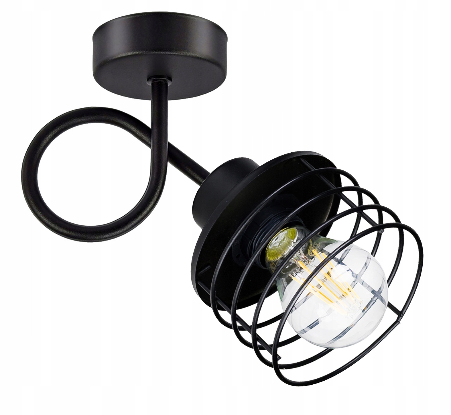 

Lampa Kinkiet żyrandol stały loft drut Sprężyna