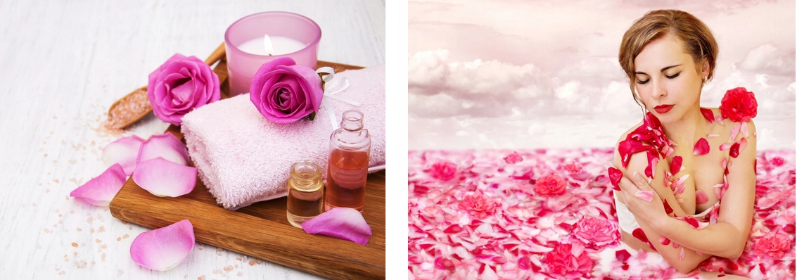 RÓŻANY ZESTAW DO CIAŁA AROMAT KWIATÓW DOUBLE BOX Płeć damski