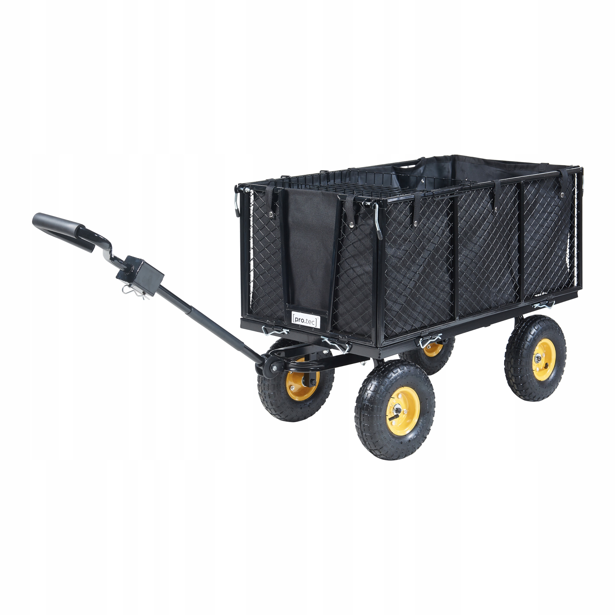 Ruční vozík Corropoli 112 x 51 cm max. 550 kg černý/žlutý