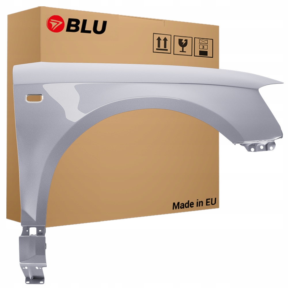 Blu Blatník Audi A3 8P LX7W pravý stříbrný 03-08 přední