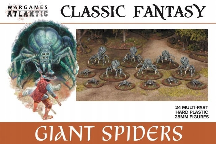 Giant Spiders - wielkie pająki 4 szt. System Inne systemy