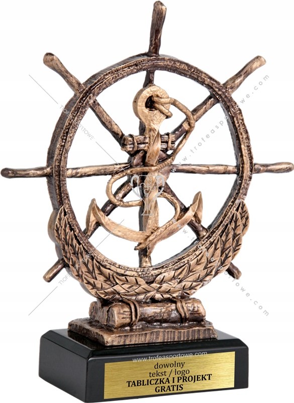 Efektní soška Plavba 23 cm Gravírování Bonus