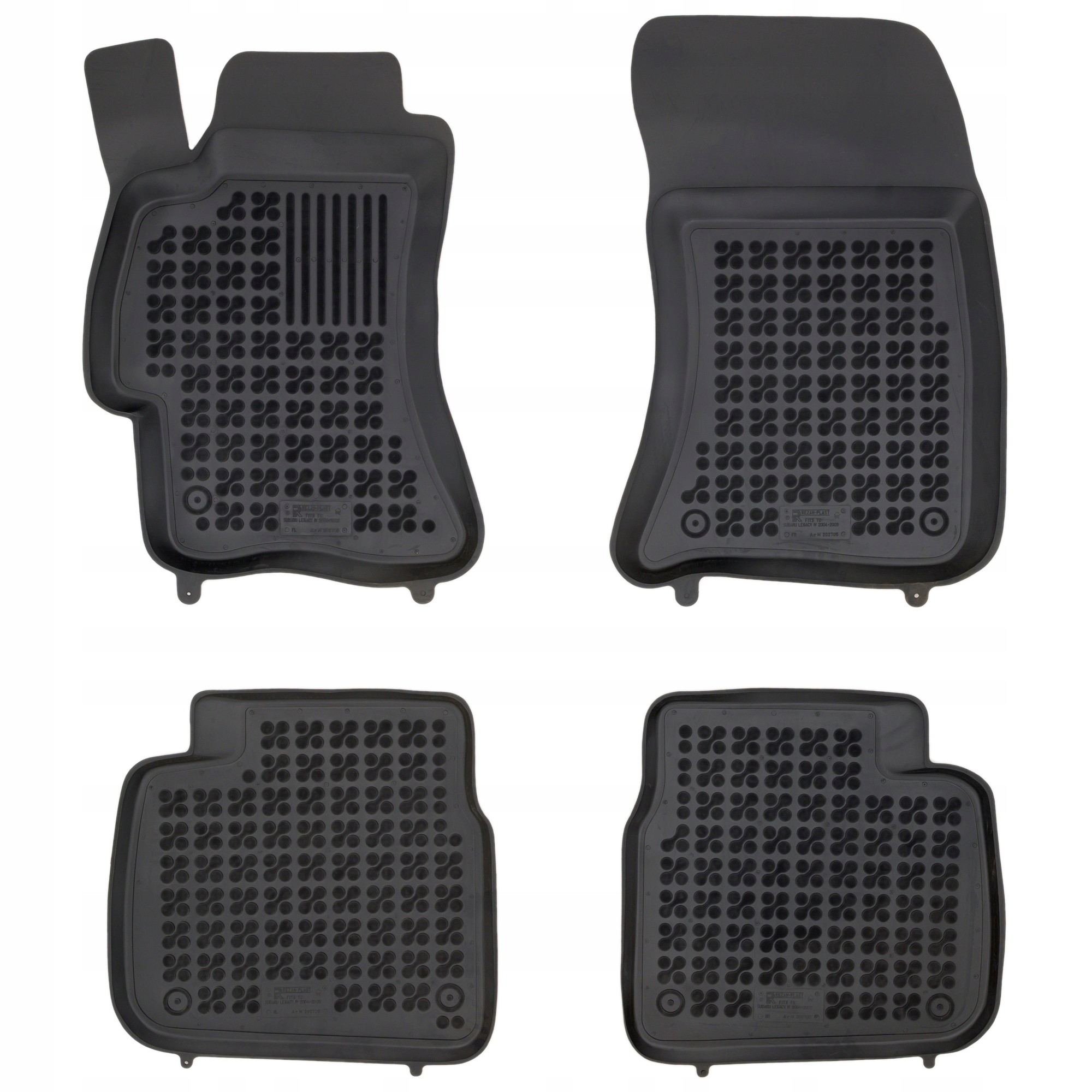 Коврики Резав-Пластик резиновые 202705 4 el.