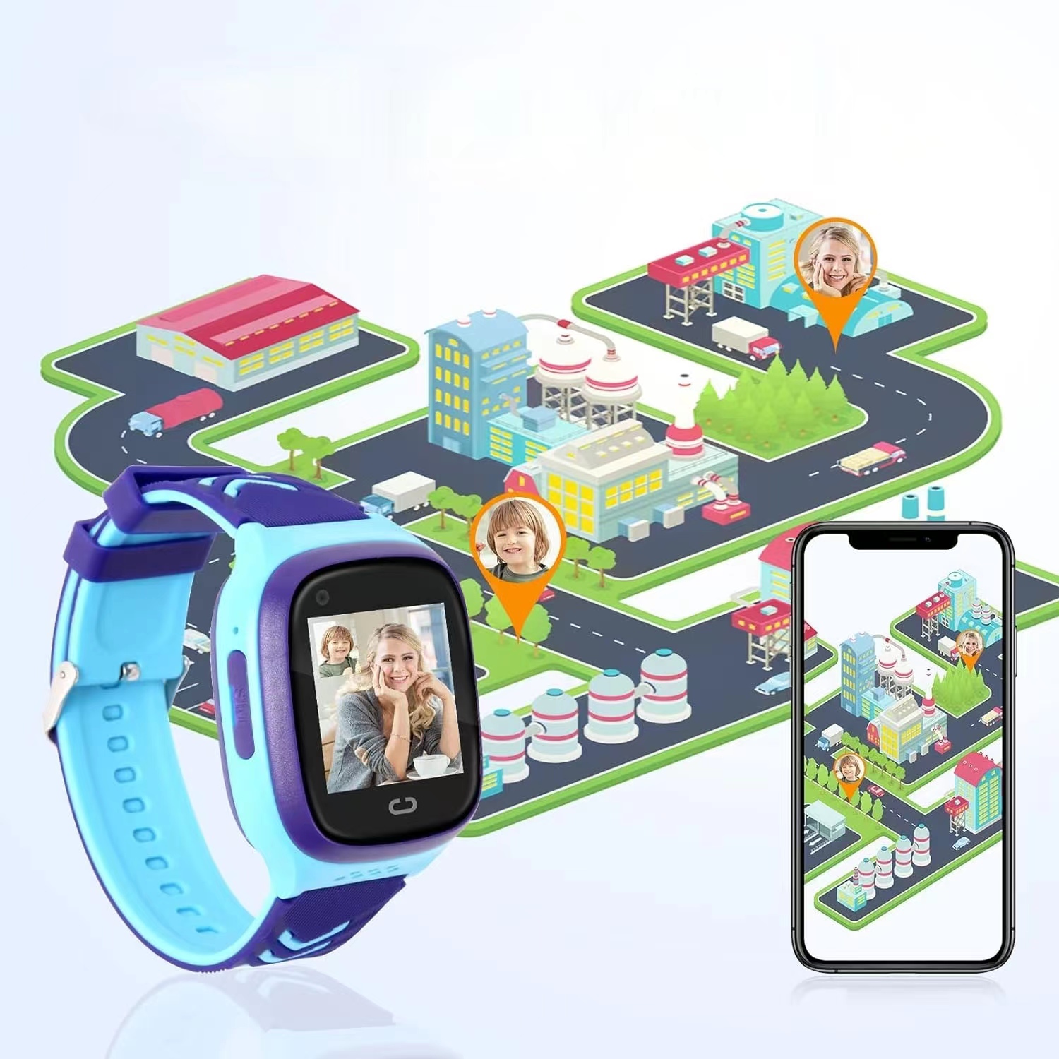 SMARTWATCH DLA DZIECI,SMARTWATCH DLA DZIECI SIM,GPS,PL SUPER JAKOŚĆ,PREZENT Transmisja danych 4G (LTE)