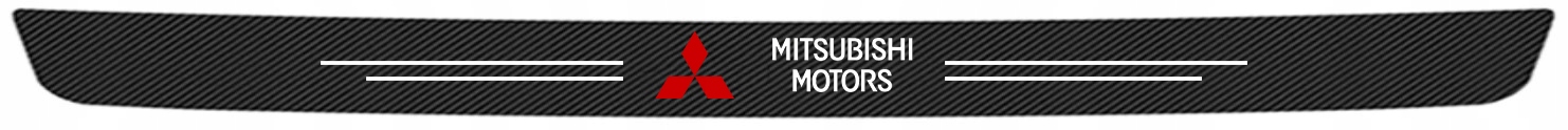 

Osłona naklejka na zderzak, bagażnik Mitsubishi