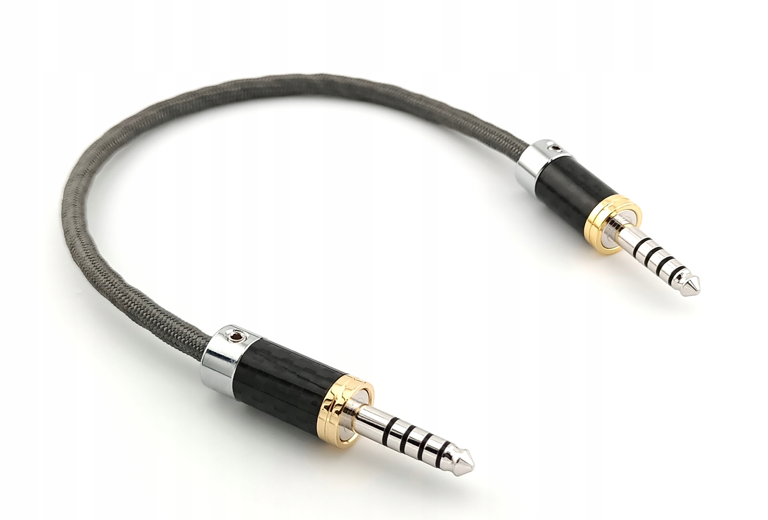 Adaptér Vyvážený 4,4 mm 4,4 mm meď Up-ofc, farebné opletenie 20 cm