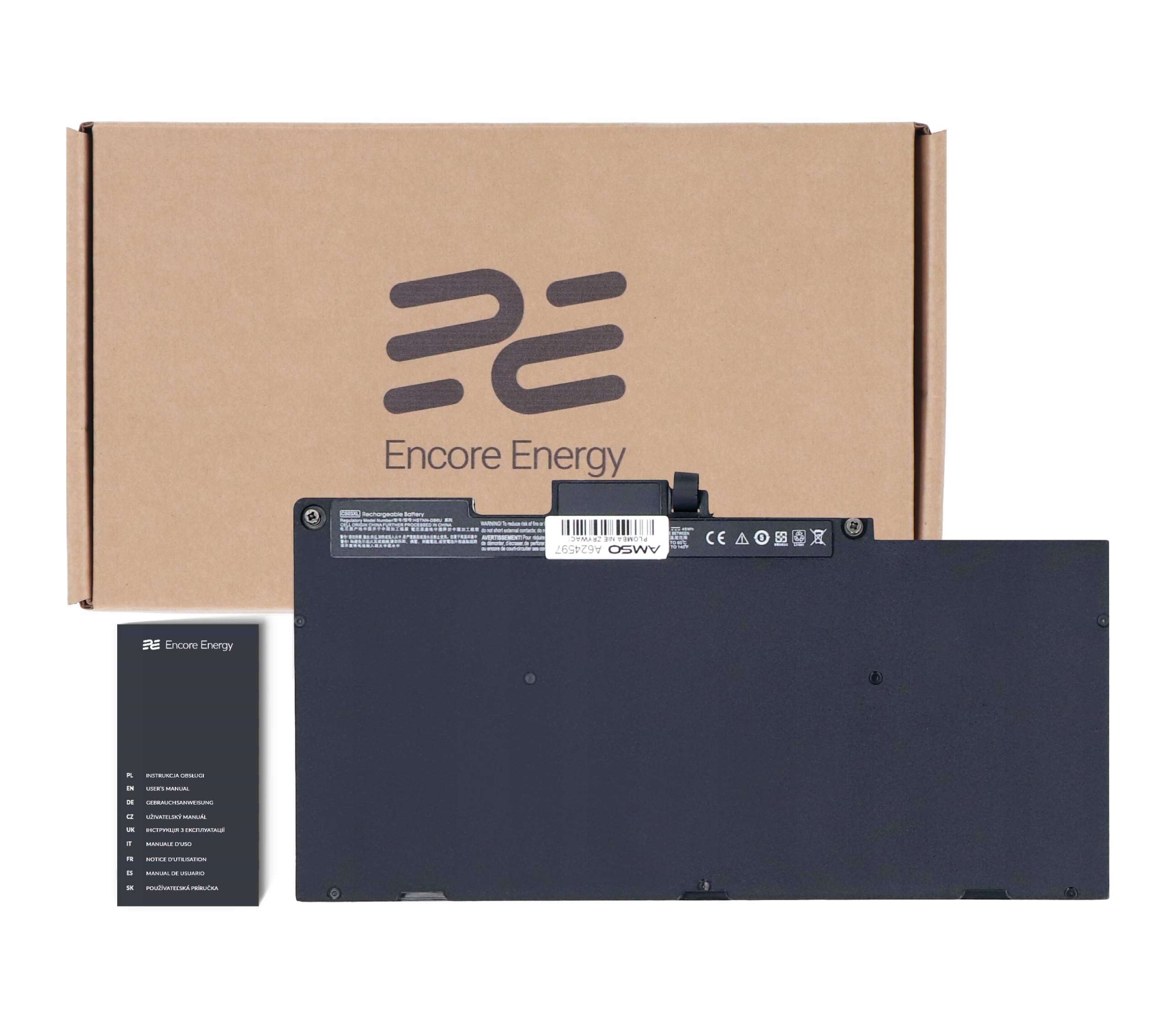 Bateria CS03XL do laptopa hp EliteBook 745 840 850 G3 Encore Energy 4000mAh