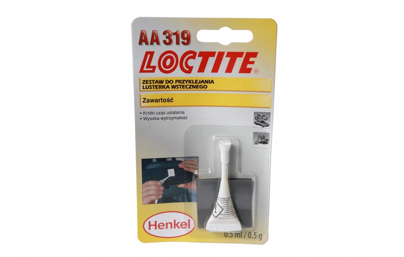 

Klej Loctite AA319 do lusterka wstecznego