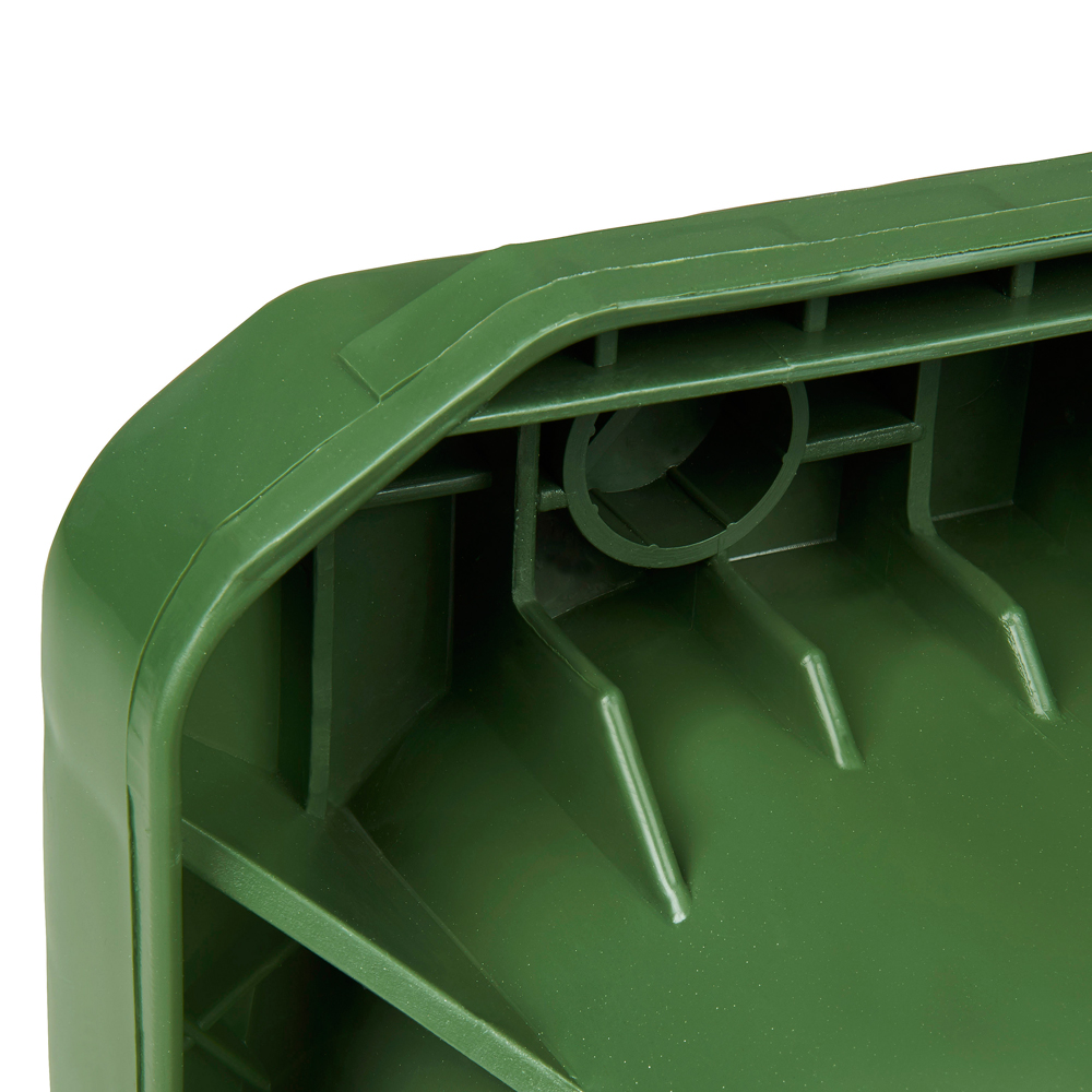 SEGREC Zestaw 3 Kosze/Pojemniki 120L Classic (Niebieski/Zielony/Żółty) Materiał plastik