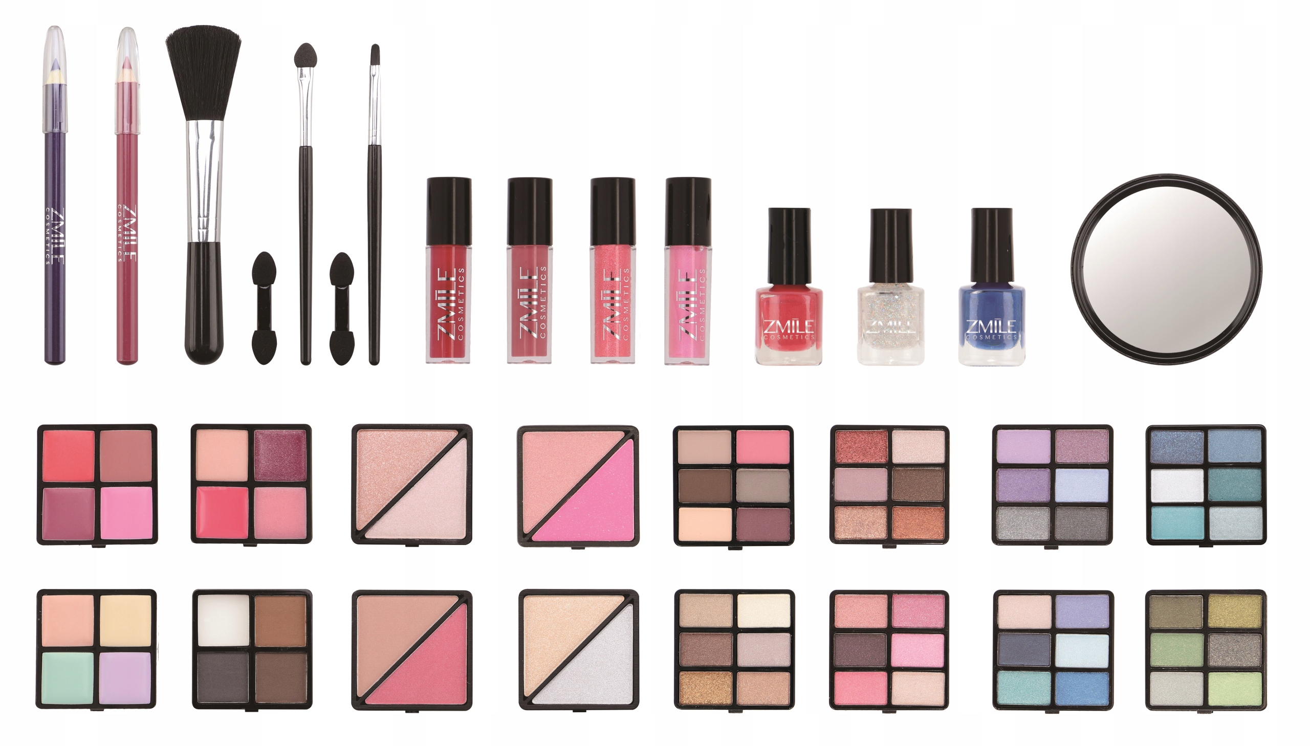 KUFEREK NA KOSMETYKI MAKIJAŻ PALETA CIENI ZESTAW Marka inna marka