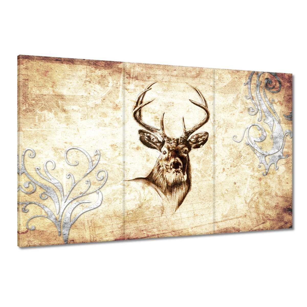 Obrazy 120x80 Hlava jelena
