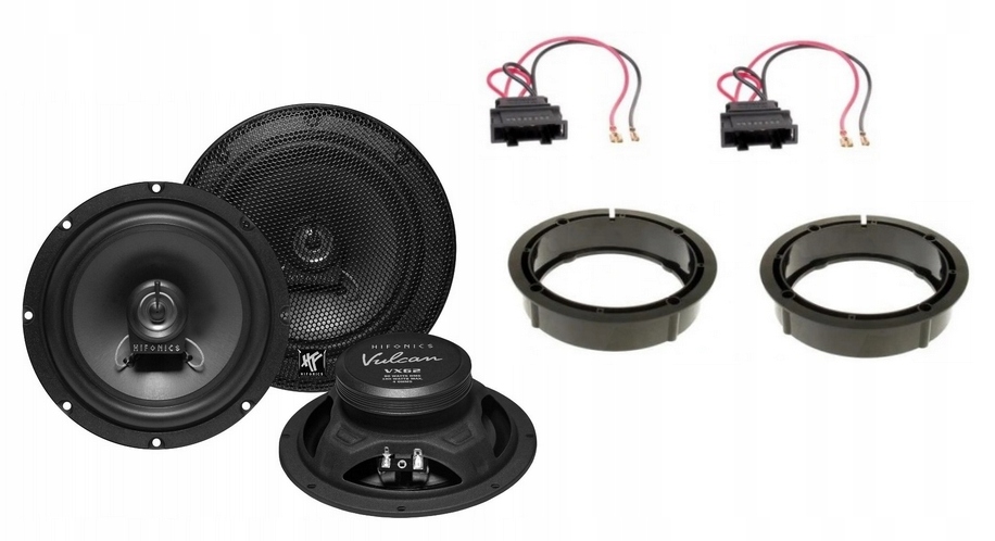 Hifonics VX62VW Golf 4 5 6 Passat B5 B6 Polo 4 5 T5 Reproduktory 165 mm