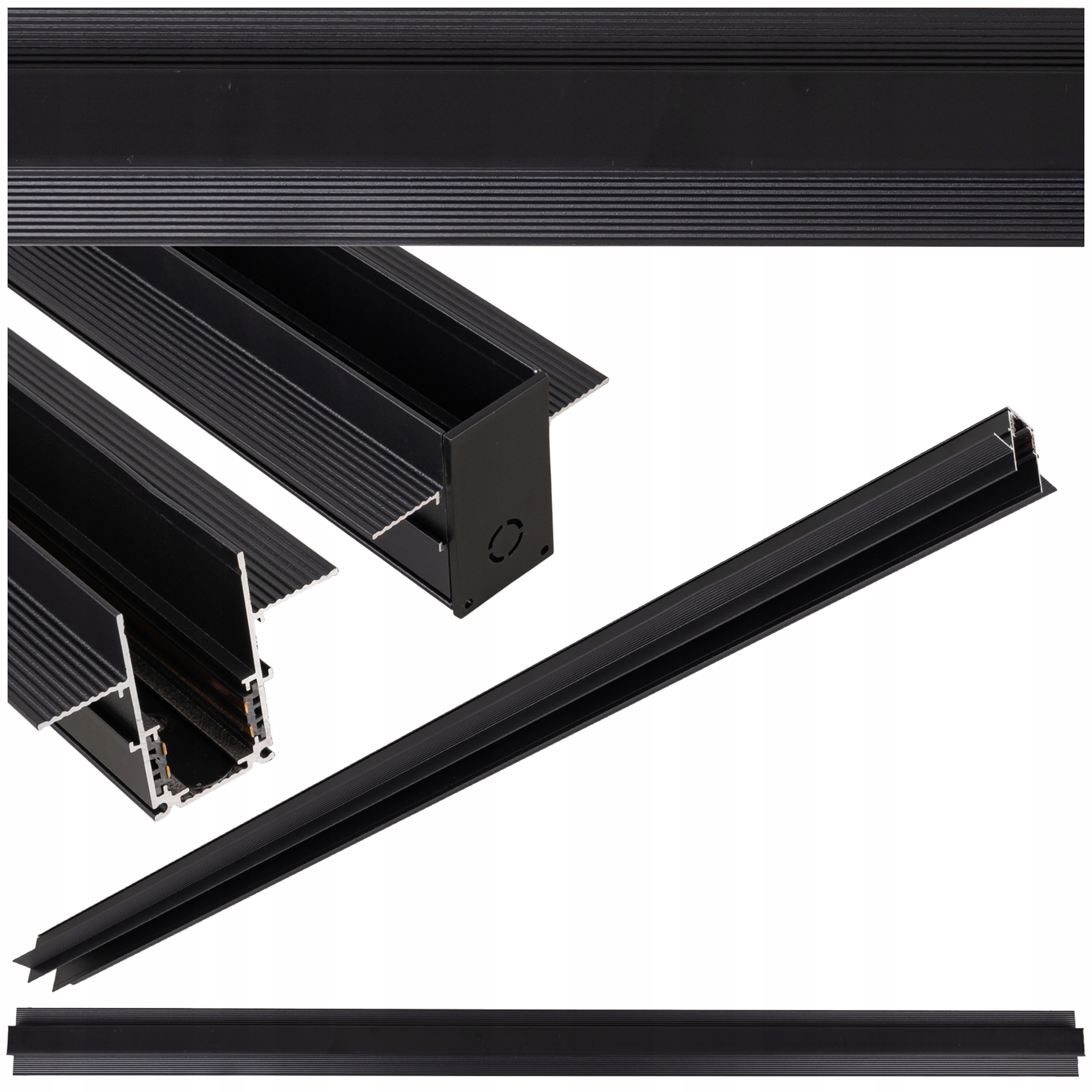 Led lišta Podomítkový kabel 1 m Magnetické osvětlení M20 1-fáze