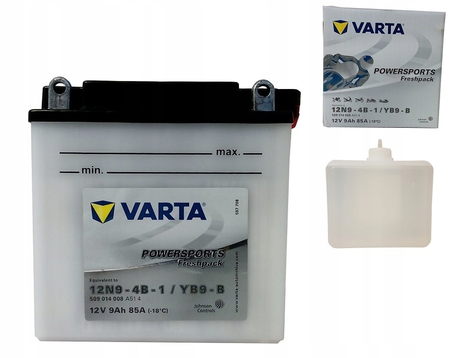 

Akumulator YB9-B/12N9-4B-1 12V 9Ah 85A Varta