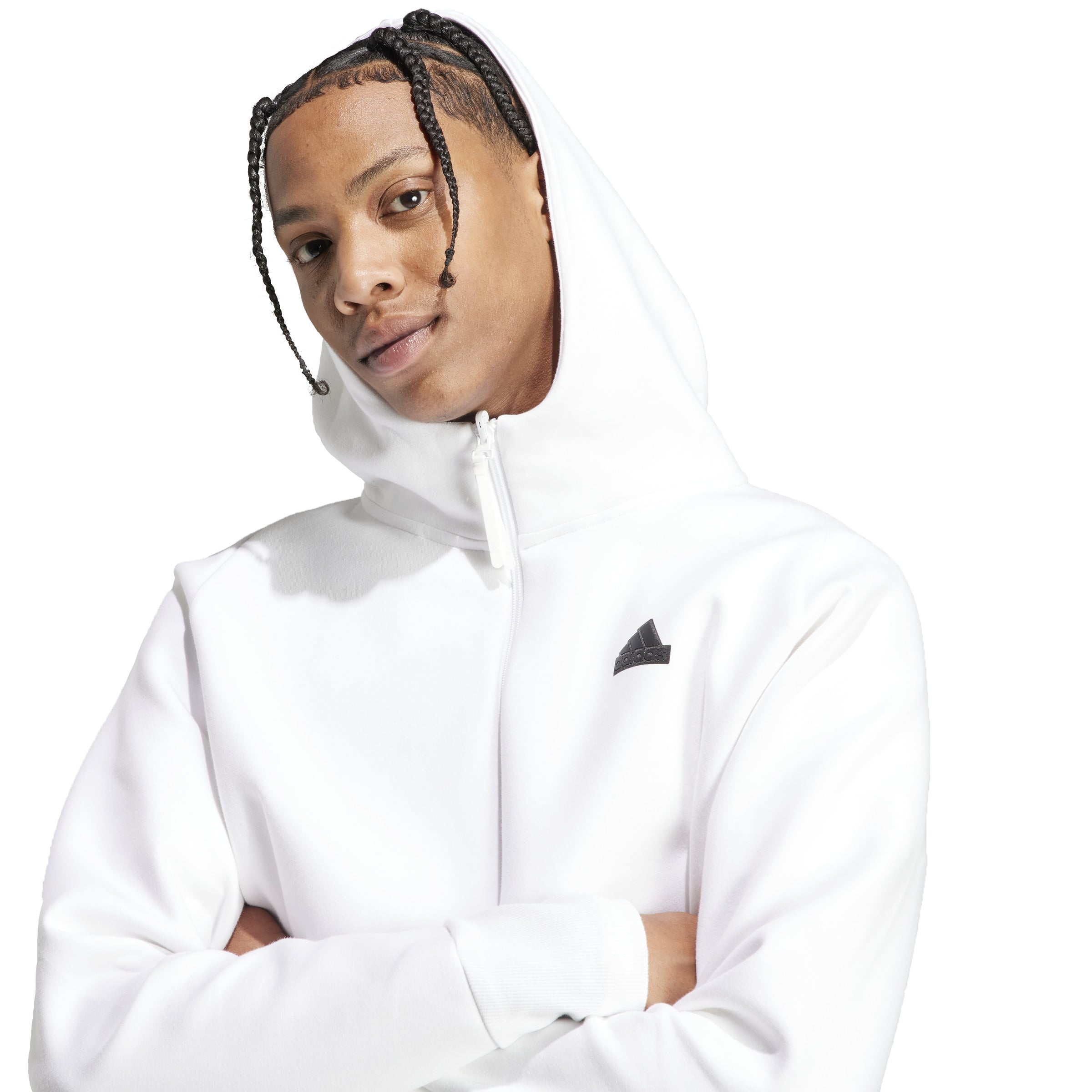 ADIDAS BLUZA NEW Z.N.E. PREMIUM FL IN5092 r L Dekolt okrągły