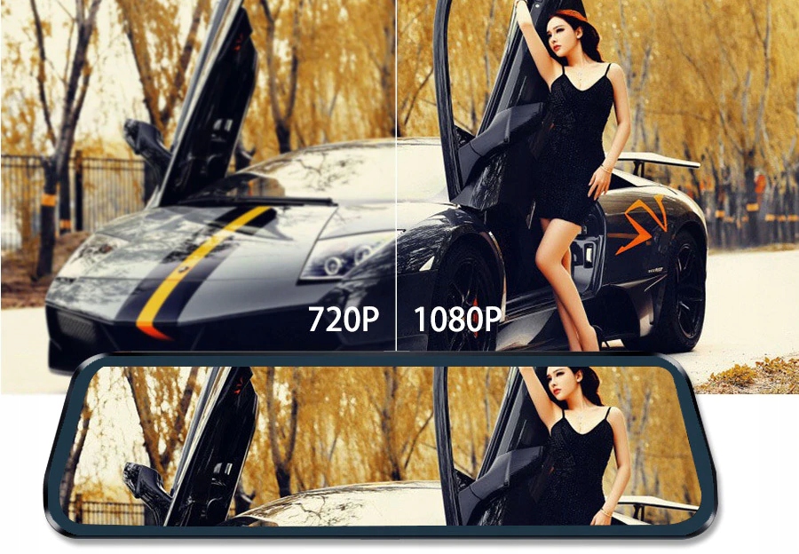 REJESTRATOR LUSTERKO HD 9 66 KAMERA TYL RAM 64GB Model 03607