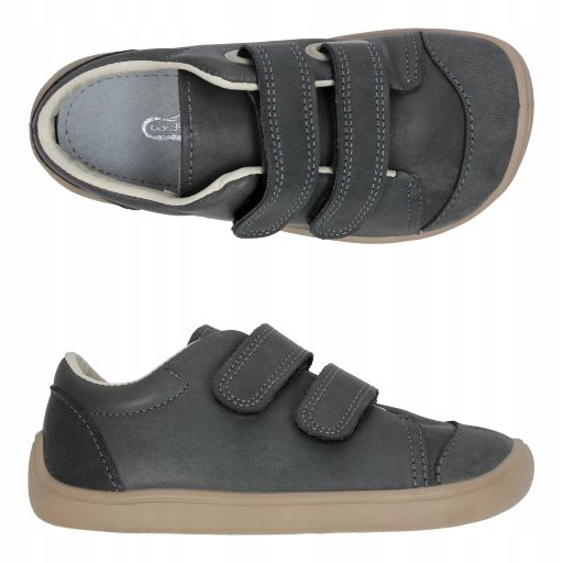 Buty skórzane 3f barefoot Elf Walker grafit 26