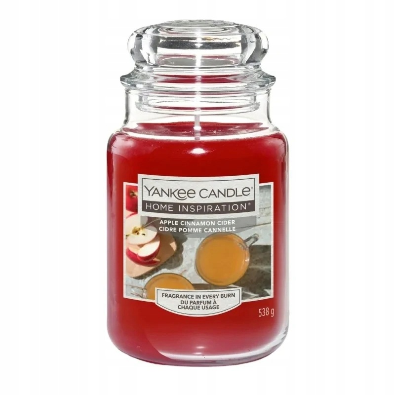 Yankee Candle Apple Cinnamon Cider velká vonná svíčka 538 g