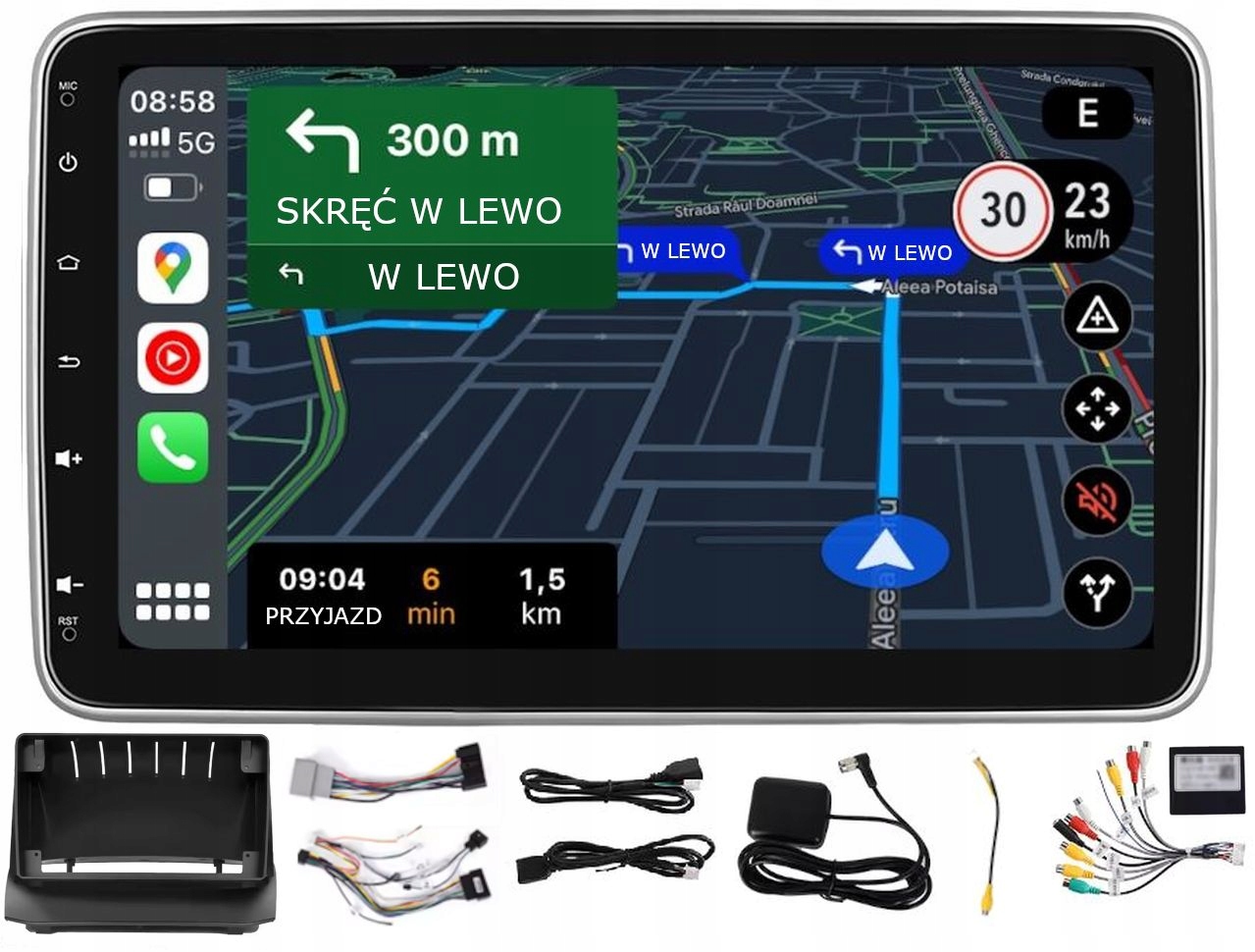 Rádio Navigácia Android Ford Fiesta 2009-2017 Wifi Carplay 2GB 64GB