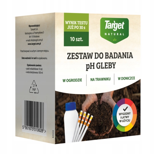 

Target Zestaw Do Badania Ph Gleby Kwasomierz 10SZT