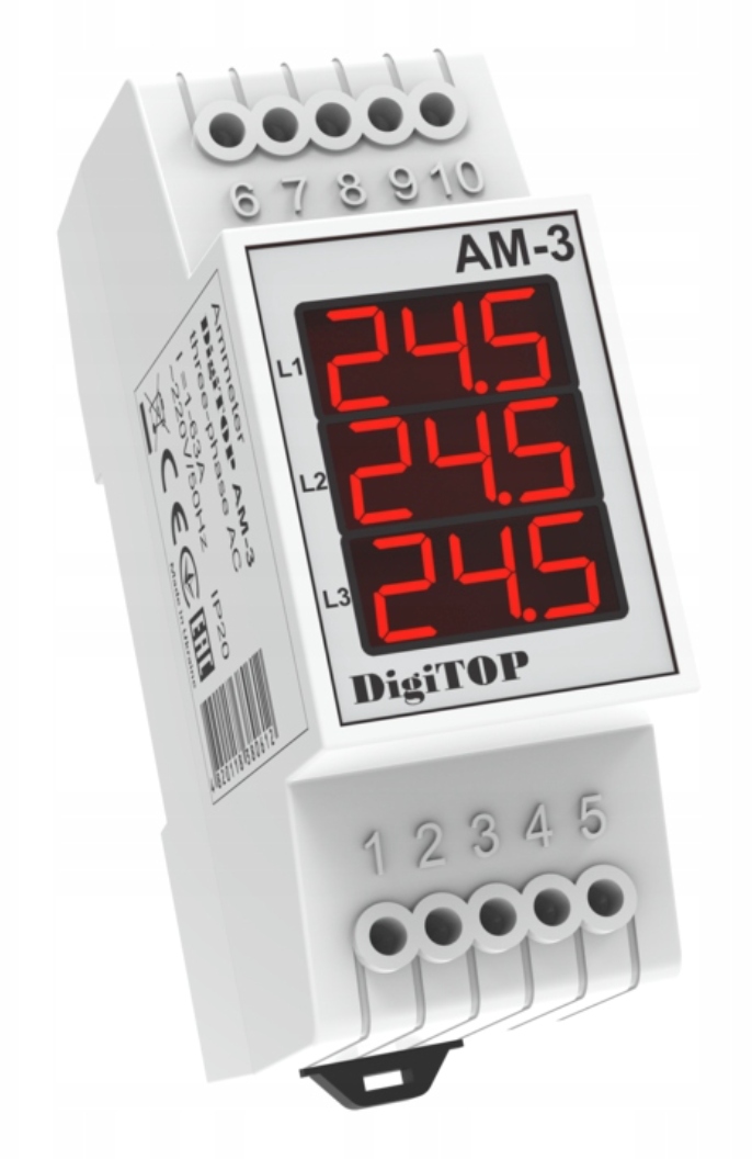Digitální ampérmetr AM-3 DigiTOP