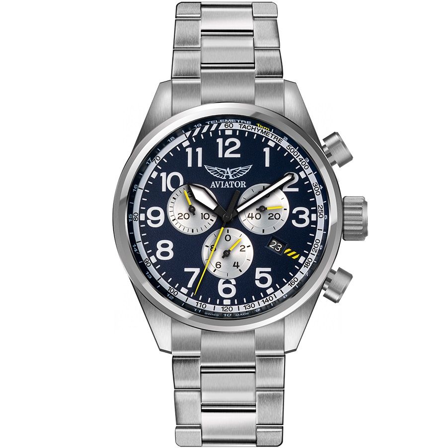 Hodinky Aviator V.2.25.0.170.5 Airacobra P45Chrono