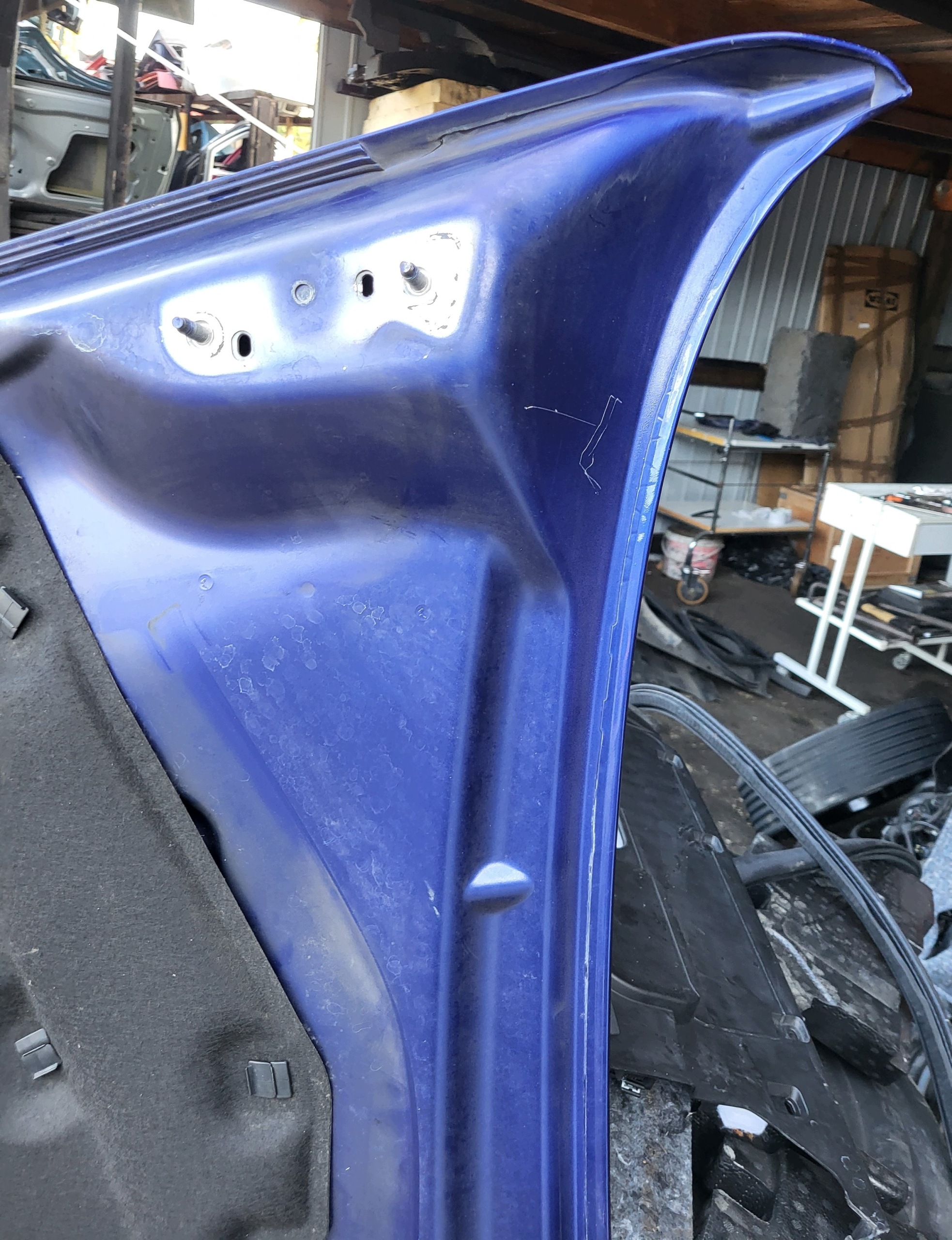 bonnet front engine housing cover complete ALFA ROMEO STELVIO blue 486 OE