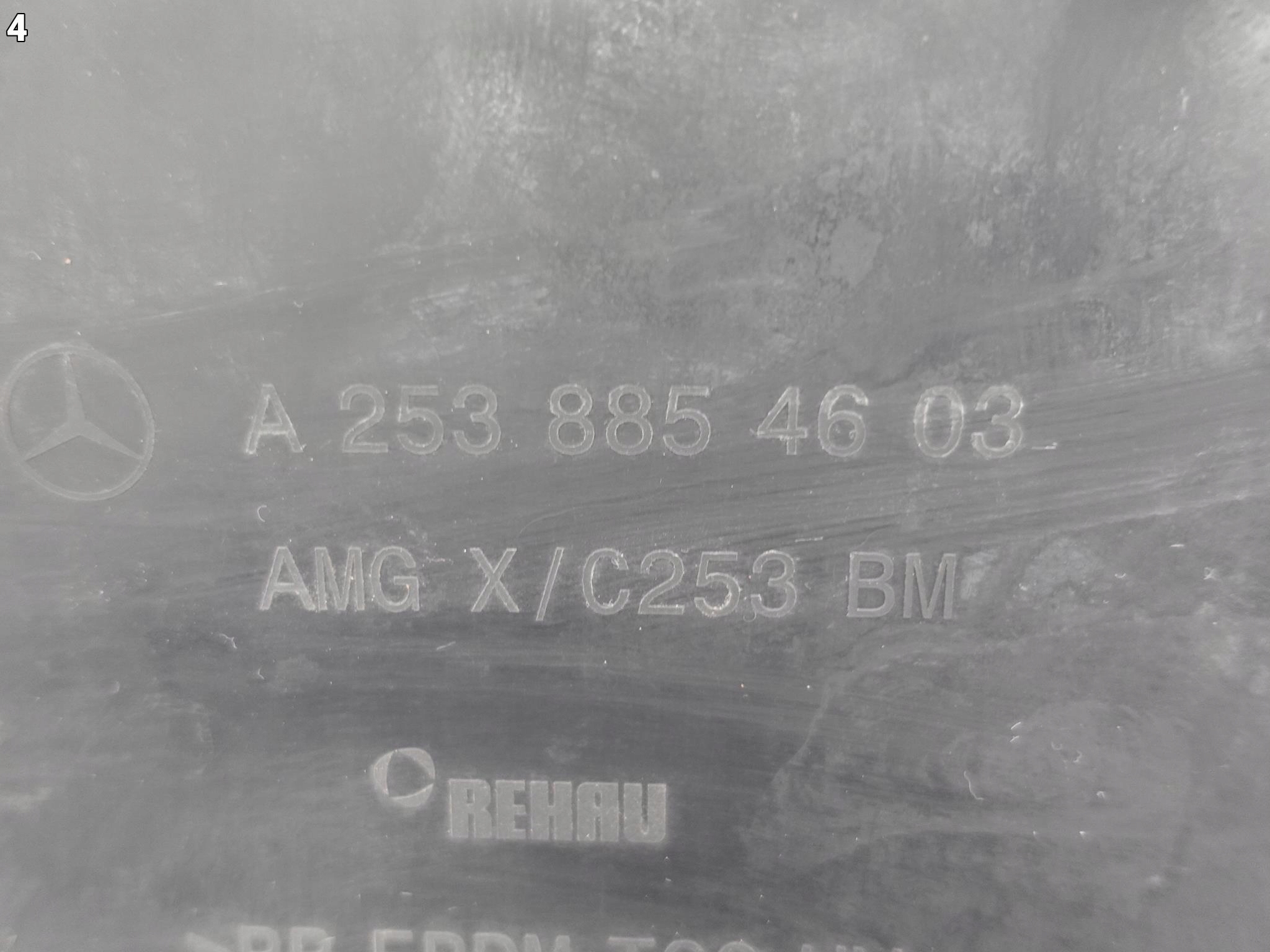 MERCEDES GLC 63 63S X253 C253 AMG SPOILER rear part