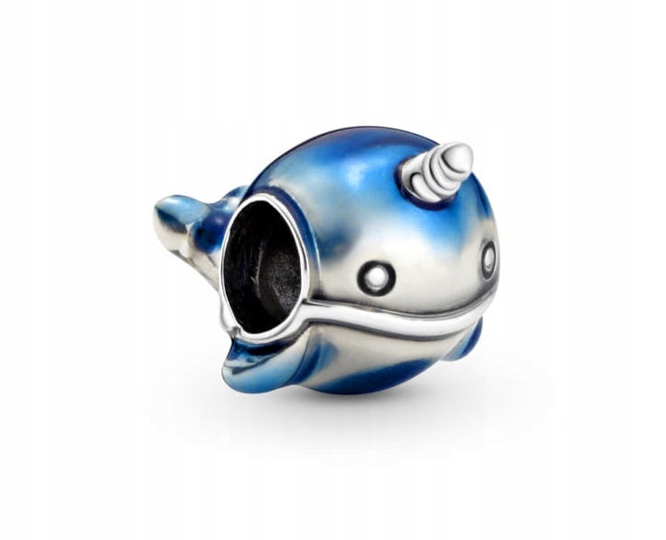 Stříbrný přívěsek Ag 925 Modrý Narval 320222CHR