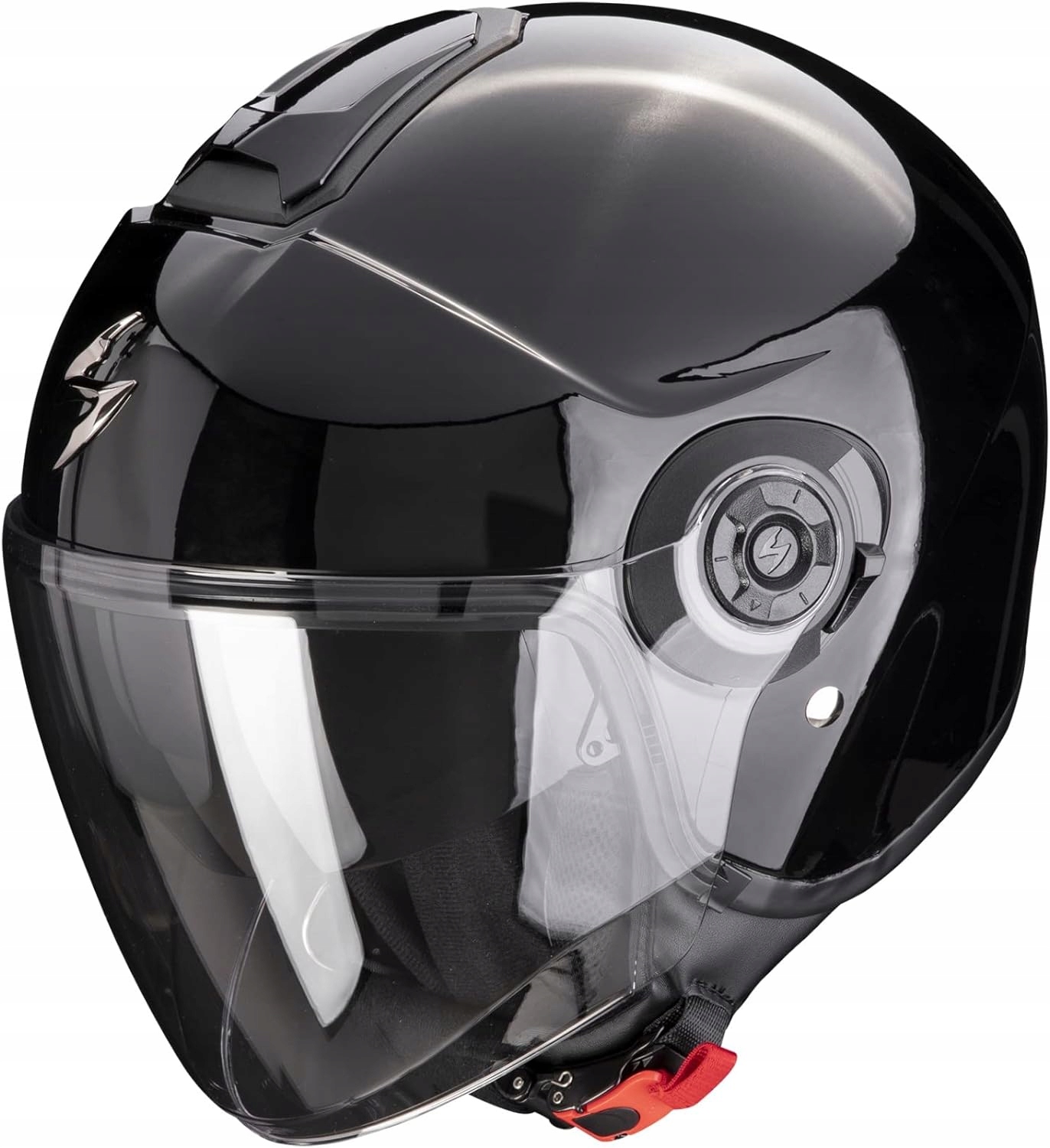 Scorpion Exo-city II Solid Black Otvorená Prilba M 57-58 CM