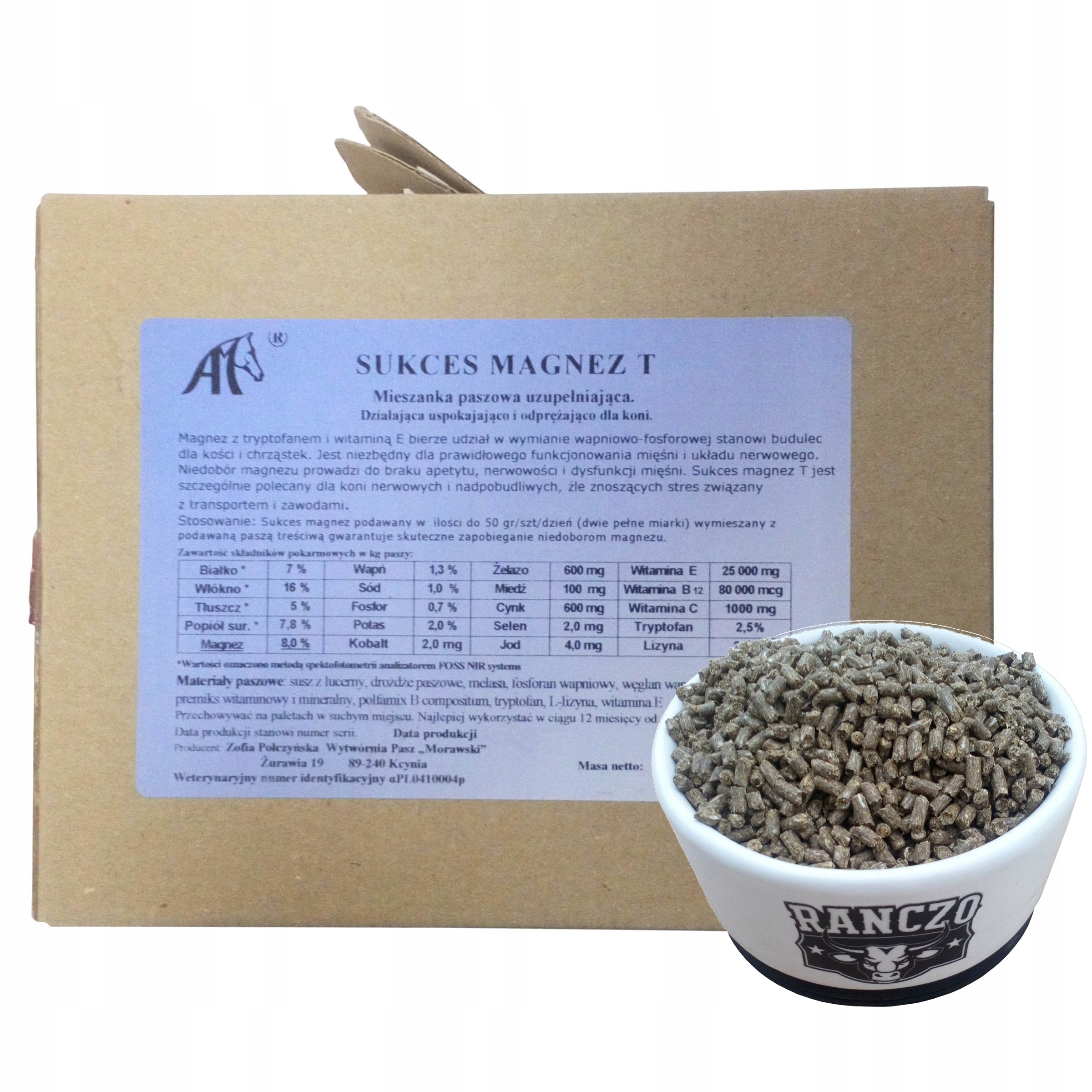 SUKCES MAGNEZ T - PASZA DLA KONI, WITAMINY 2KG