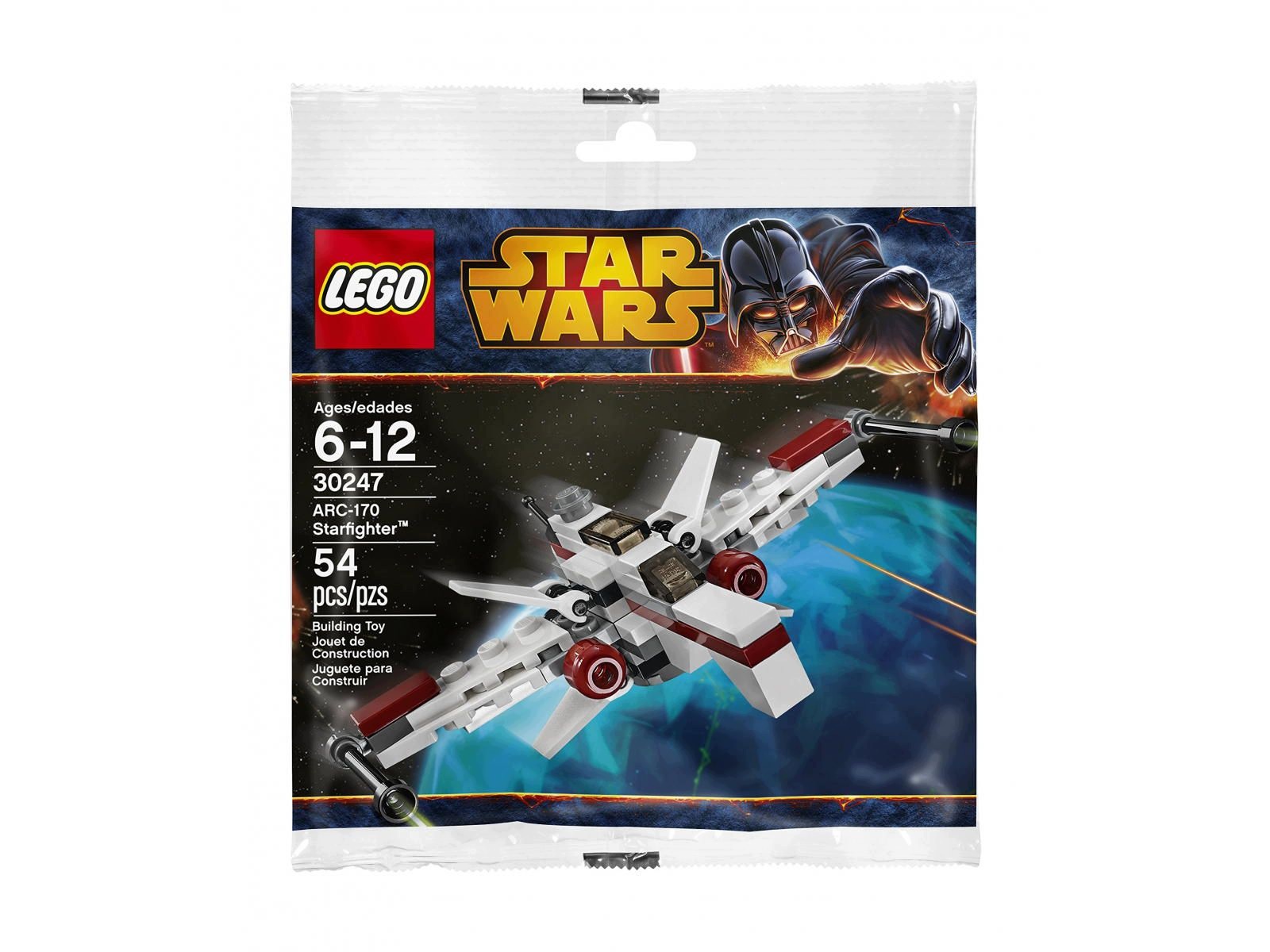 Lego Star Wars 30247 ARC-170 Starfighter sáček s kostkami unikát