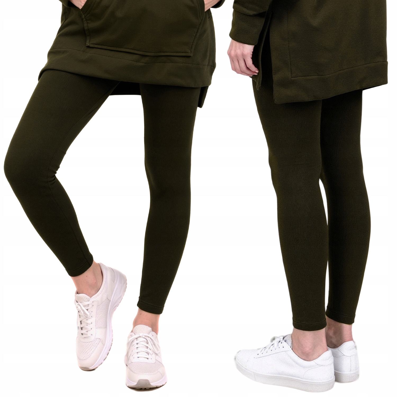 Vivisence 9106 zelená, elastické, pohodlné klasické L/XL Legíny