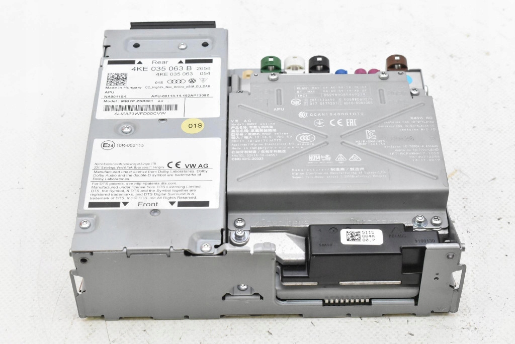 control unit CENTRALNY player NAVI MMI 4KE035063B AUDI E-TRON 55 18-21