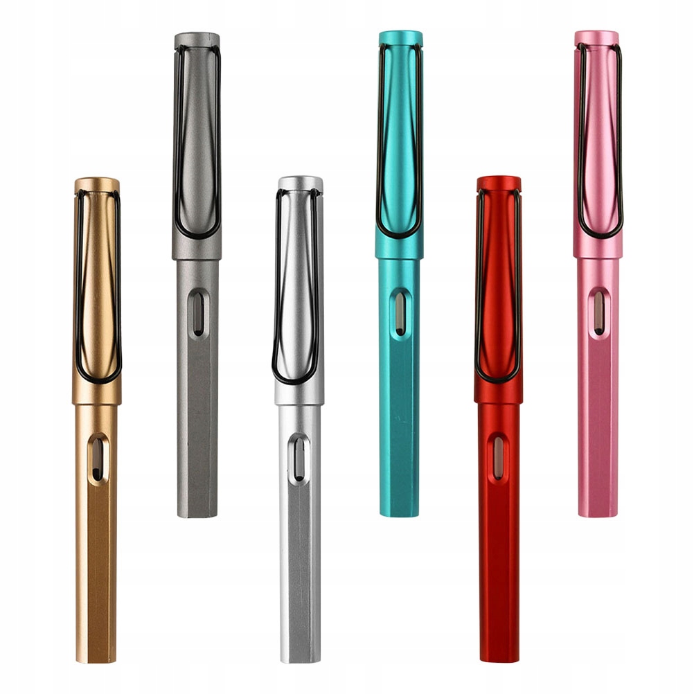 6 SZTUK PIÓR ATRAMENTOWYCH DO KALIGRAFII, TRWAŁE I PRAKTYCZNE