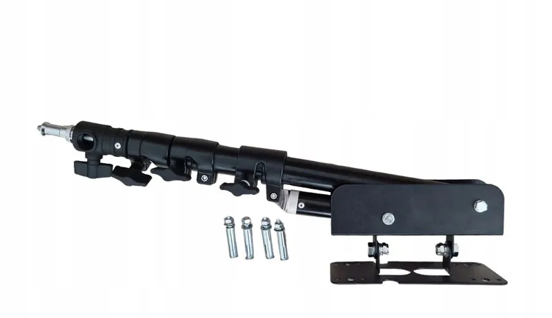Ramię Uchwyt Boom Ścienny Teleskopowy regul. 50-105cm Spigot met. Kołki
