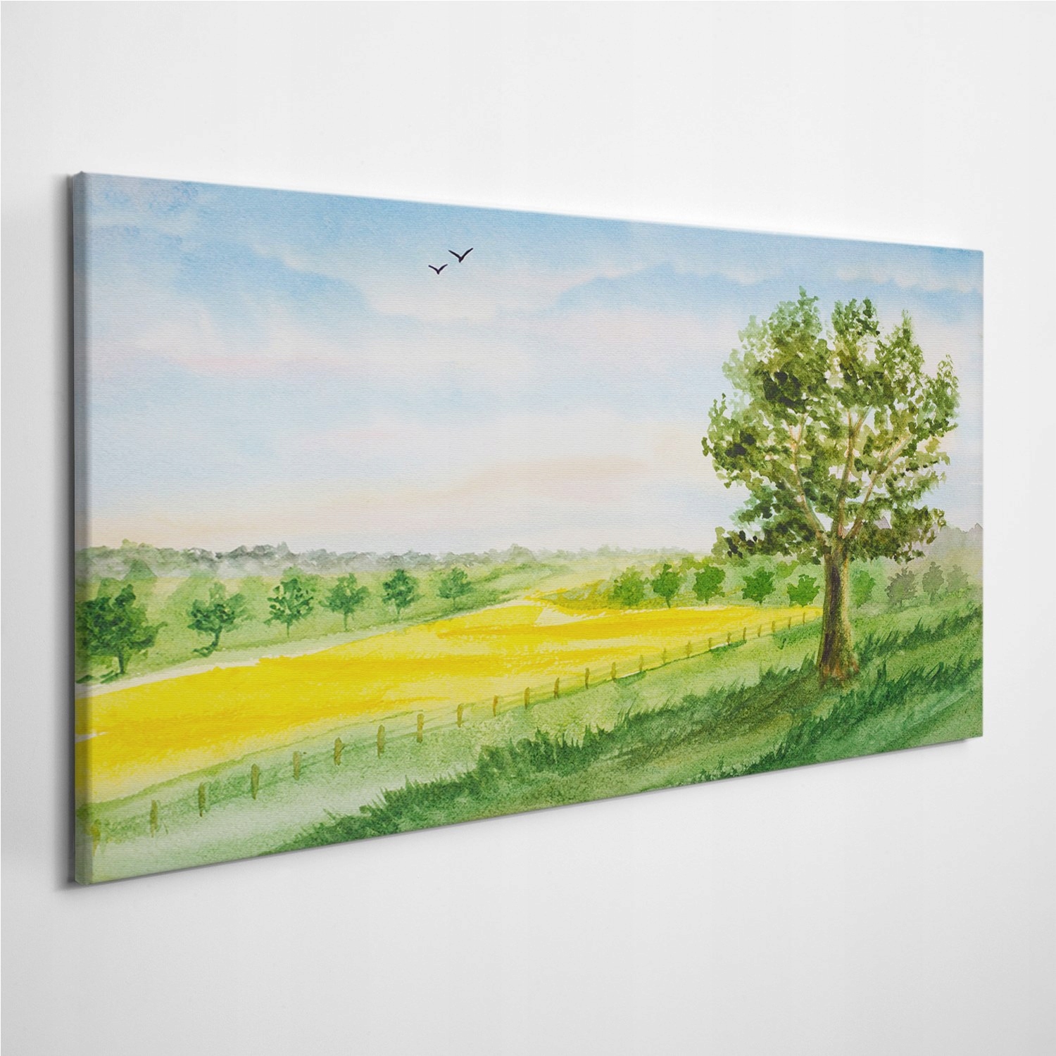 

Foto-obraz na płótnie Akwarele Krajobraz 100x50 cm