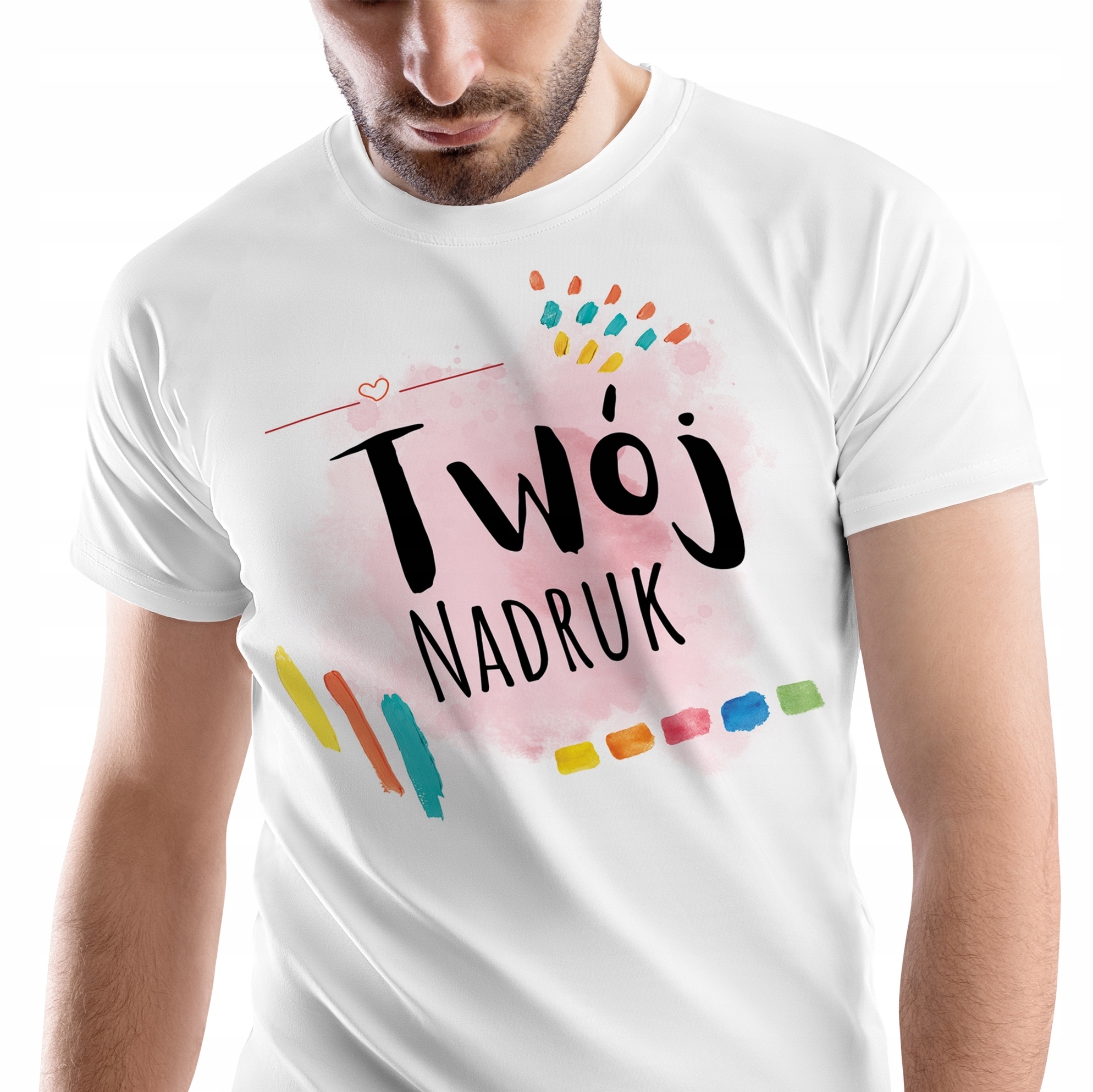 

T-Shirt Męski Koszulka Podkoszulek Polidraw