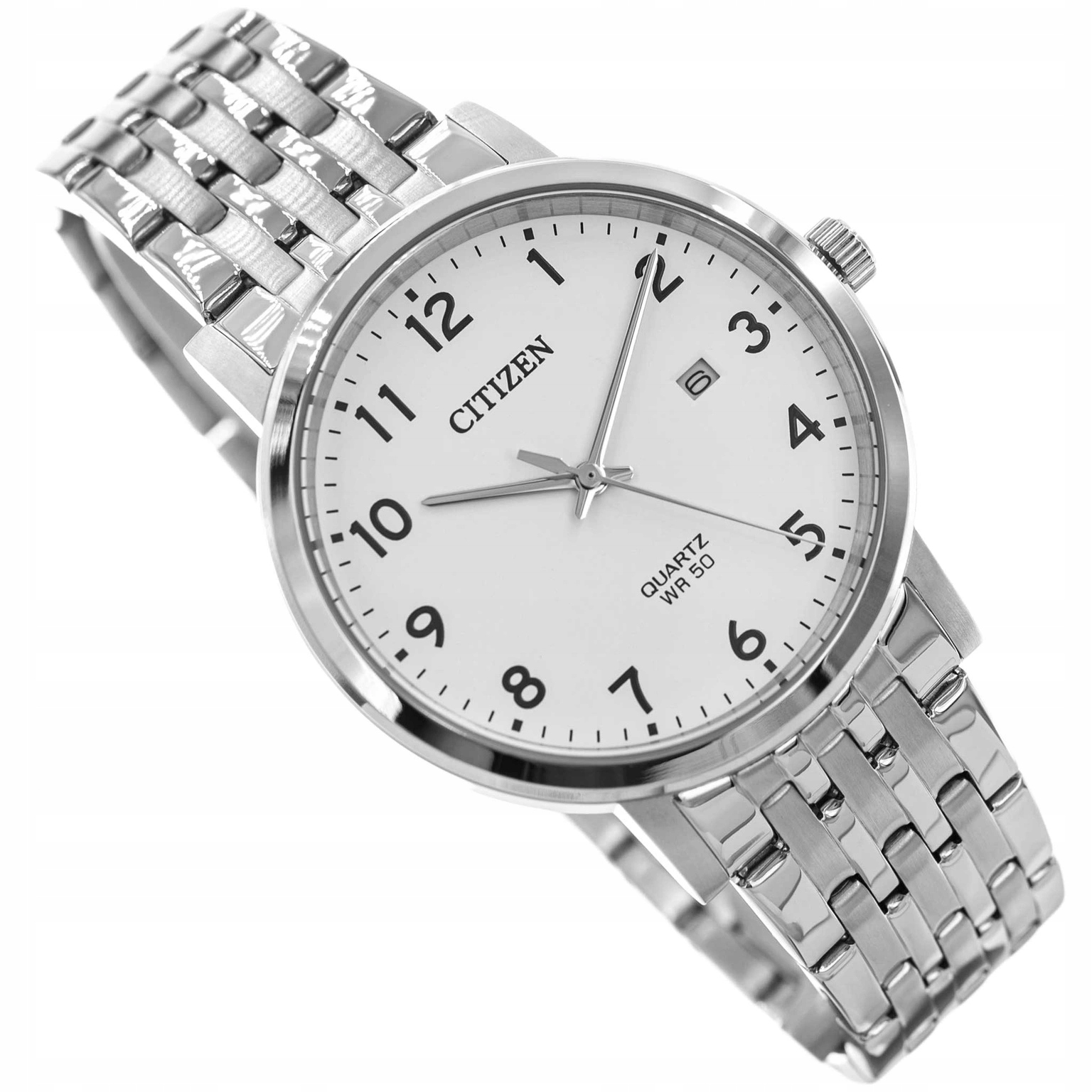 Pánské Hodinky Citizen BI5070-57A Quartz Elegance Stříbrné Na Náramku