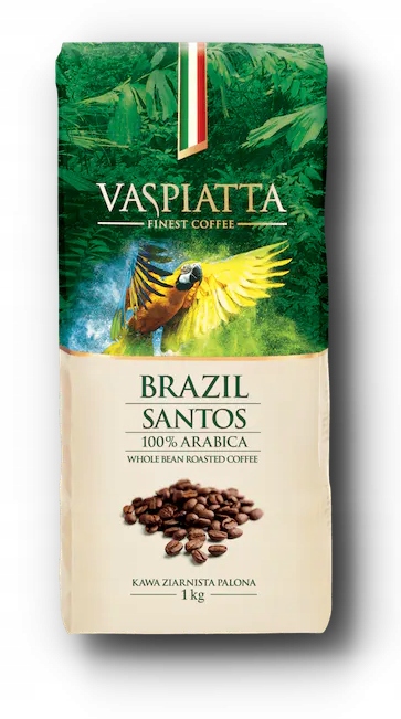 Kawa Ziarnista Vaspiatta Brazil Santos Arabica 1kg
