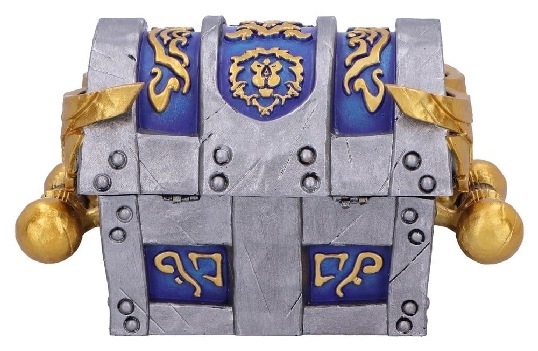 World of Warcraft Storage Box Treasure Chest Alliance War 11 cm