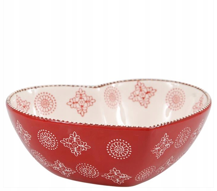 

Miseczka Serce 16 cm Czerwona Seria Świąteczna