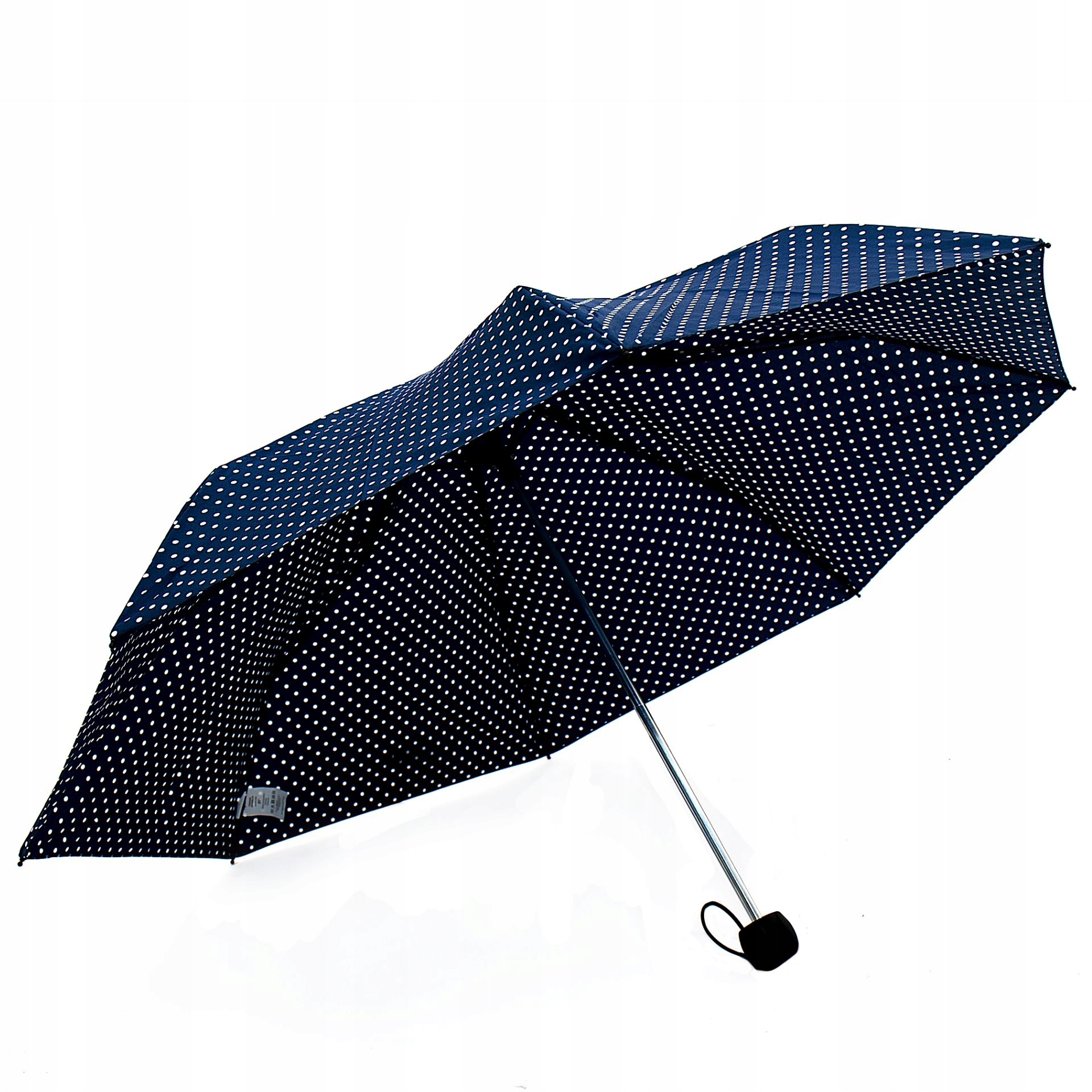 

Parasol składany granatowy w kropki Captain Mike