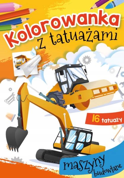

Kolorowanka Z Tatuażami Maszyny Budowlane 16tatuaż