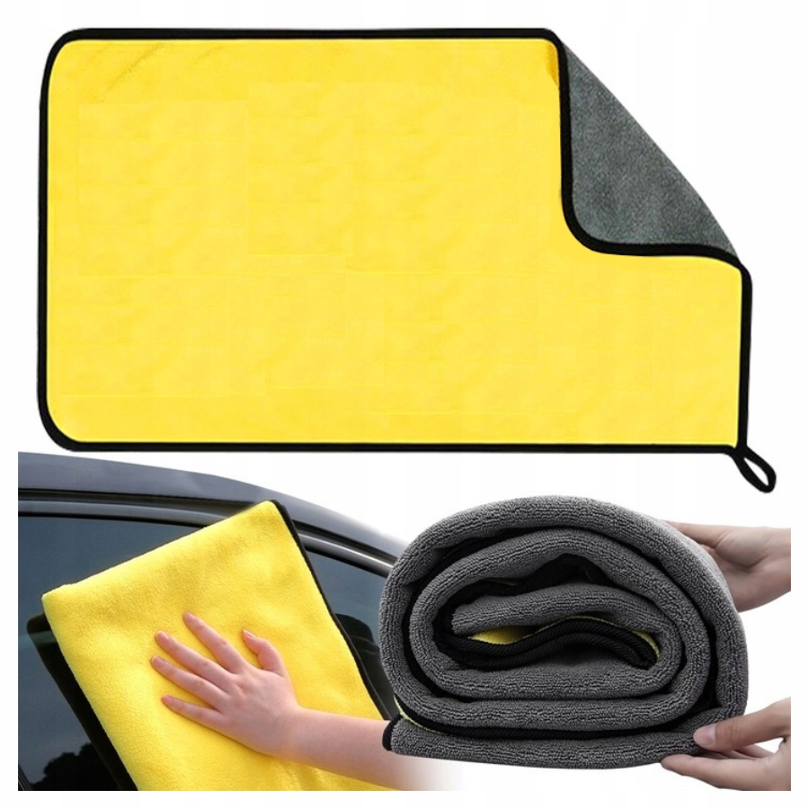 Ręcznik Do Osuszania Samochodu Auta Lakieru Mycia Mikrofibra 60x30cm 500gsm